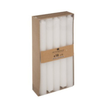 LOT DE 10 BOUGIES BATONS