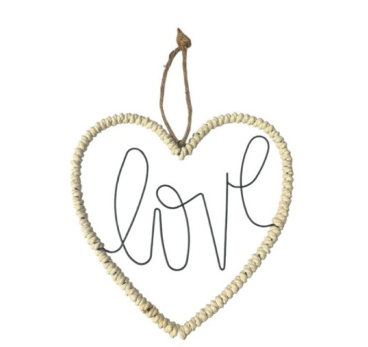 COEUR EN PAPIER ET METAL