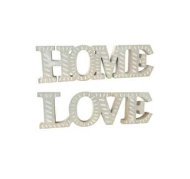 MOT DECORATIF EN BOIS 30X9X2CM