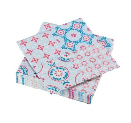 SERVIETTE PAPIER PATCHWORK X30