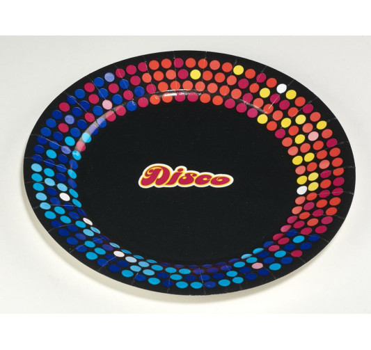 ASSIETTE EN CARTON DISCO