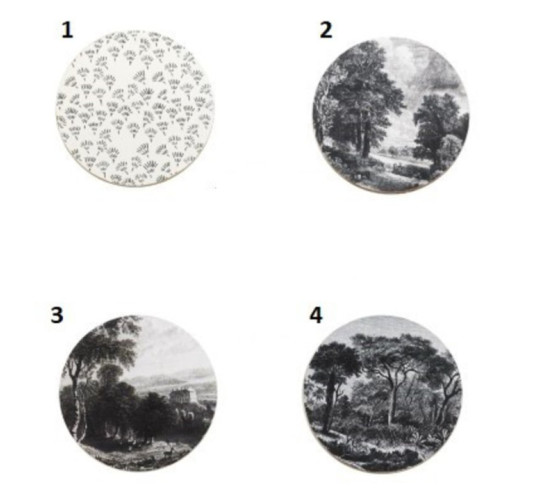 DESSOUS DE VERRE EN BOIS BLACK