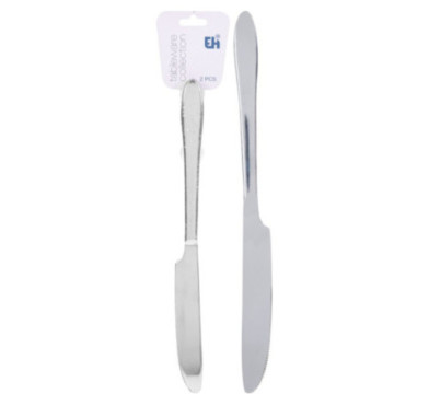 SET DE 2 COUTEAUX EN INOX