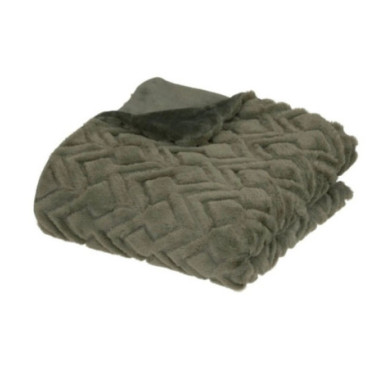 PLAID MARA FAUSSE FOURRURE