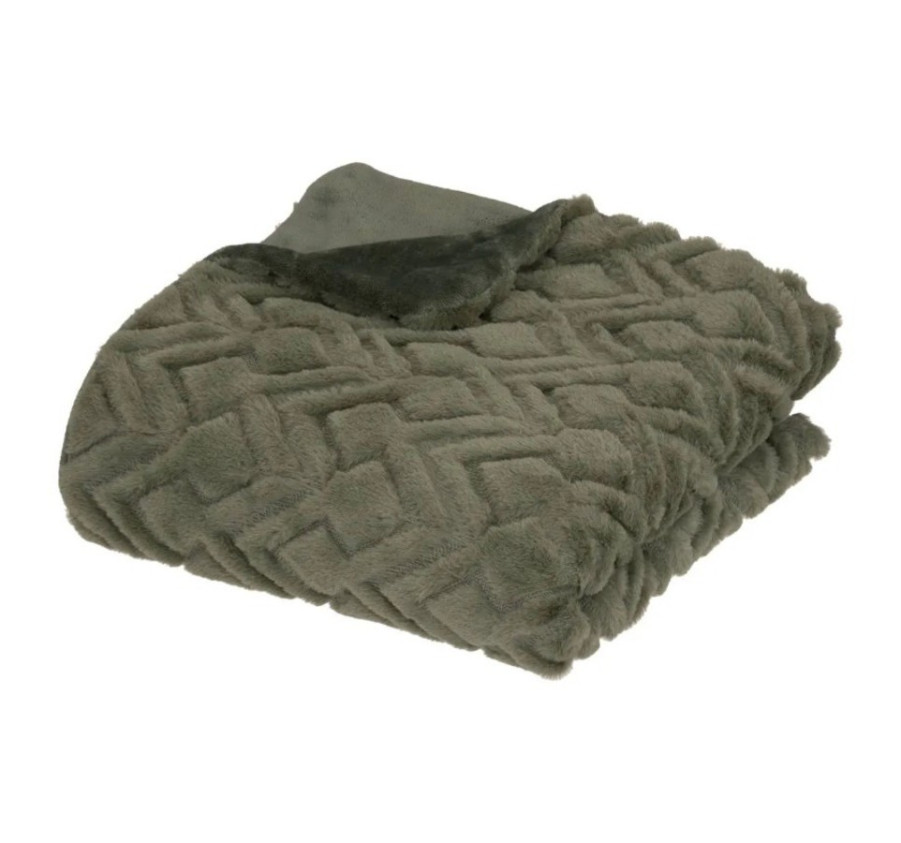 PLAID MARA FAUSSE FOURRURE