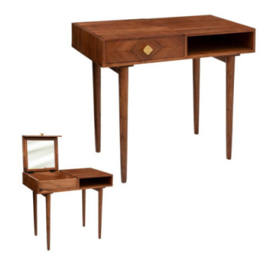 CONSOLE COIFFEUSE BOIS ROXAS