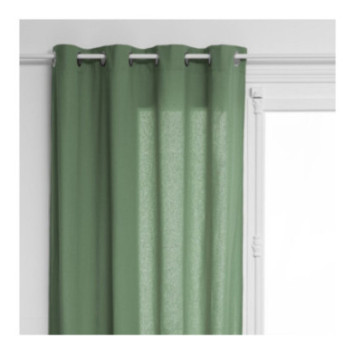 RIDEAU ANJALI EN COTON VERT