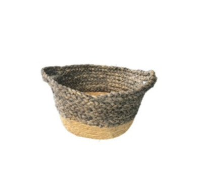 PANIER OVAL EN FIBRE VEGETALE