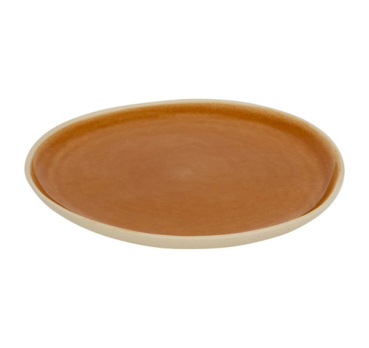 ASSIETTE PLATE WONJA OCRE