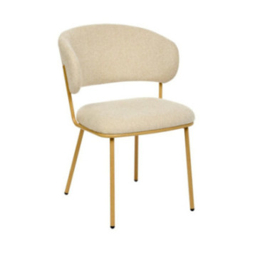 FAUTEUIL DINER ALBA BEIGE