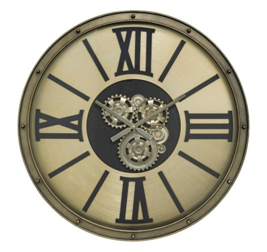 HORLOGE PARKER ARGENT D80CM