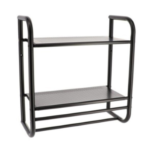 ETAGERE MURALE METAL NOIR
