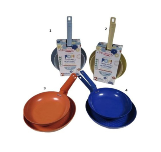 LOT DE 2 POELES FRYPANS