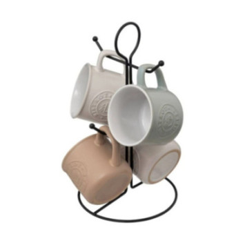 RACK DE 4 MUGS LEO 14CL