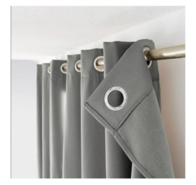 RIDEAU GRIS 135X180CM