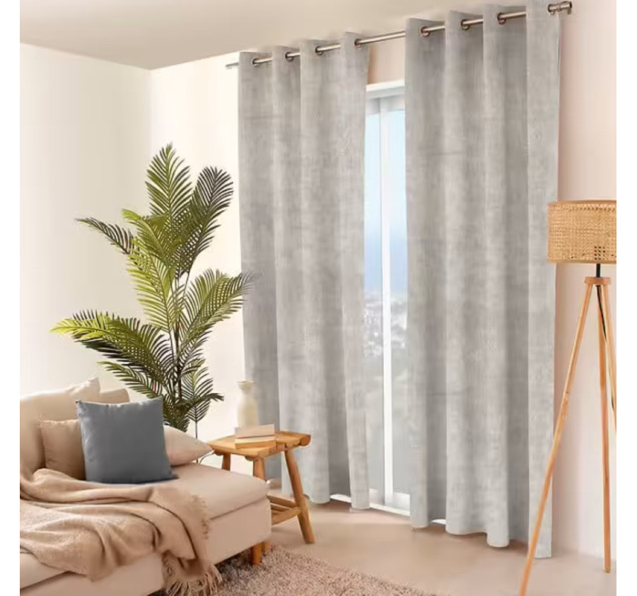 RIDEAU VELVET GRIS CLAIR