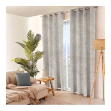 RIDEAU VELVET GRIS CLAIR