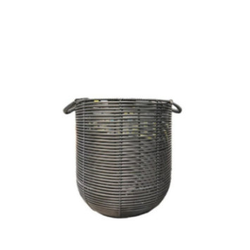 PANIERE RONDE NOIRE
