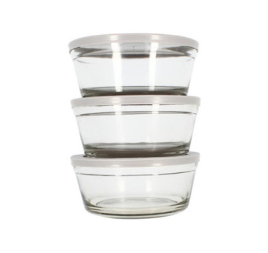 SET DE 3 BOLS EN VERRE 940ML