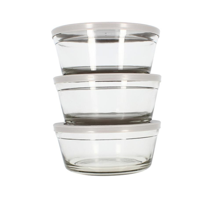 SET DE 3 BOLS EN VERRE 940ML