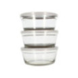 SET DE 3 BOLS EN VERRE 940ML
