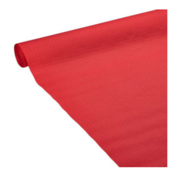 NAPPE EN PAPIER GAUFRE ROUGE