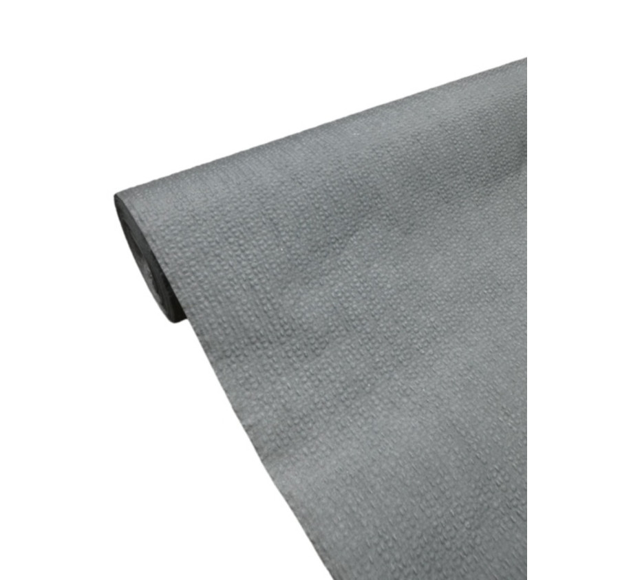 NAPPE EN PAPIER GAUFREE GRIS