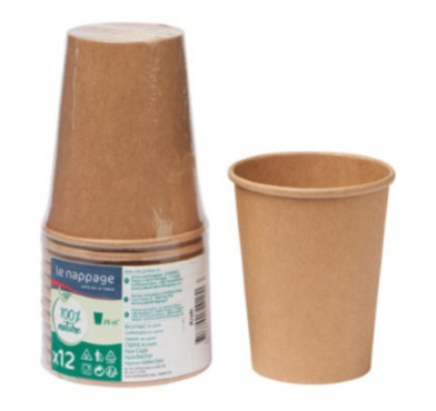 SET DE 12 GOBELETS EN CARTON