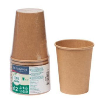 SET DE 12 GOBELETS EN CARTON