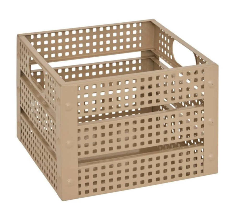 CAGETTE EN METAL CREME