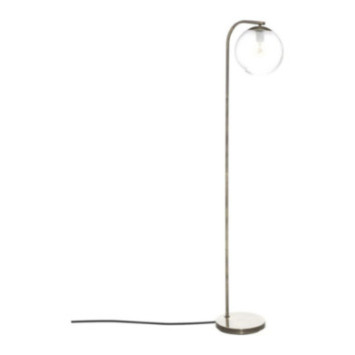 LAMPADAIRE EN METAL ET VERRE