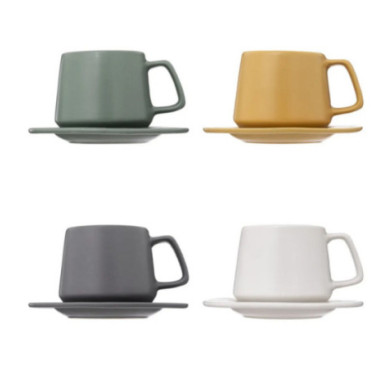 MUG TRAPEZE AVEC SOUS TASSE