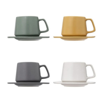 MUG TRAPEZE AVEC SOUS TASSE