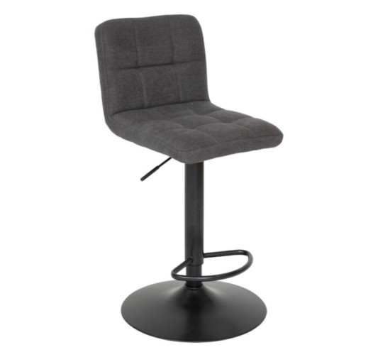 TABOURET DE BAR DELEK GRIS