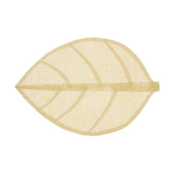 SET DE TABLE FEUILLE BEIGE