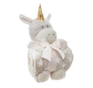 PELUCHE ET PLAID L75X100CM