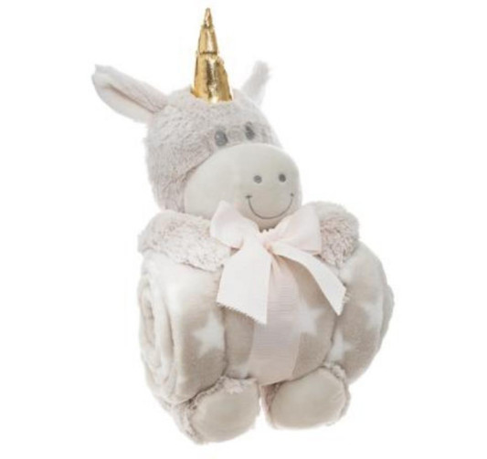 PELUCHE ET PLAID L75X100CM