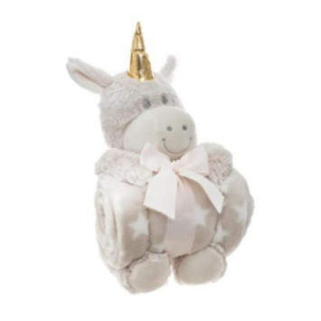 PELUCHE ET PLAID L75X100CM