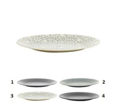 ASSIETTE PLASTIQUE MOTIF FORET