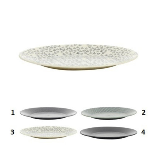 ASSIETTE PLASTIQUE MOTIF FORET