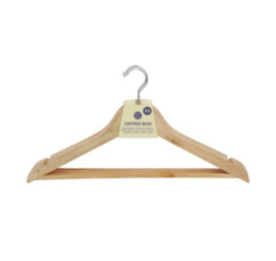 SET DE 5 CINTRES BOIS