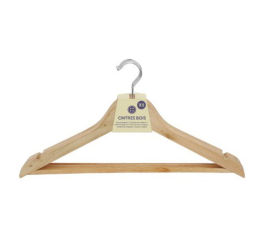 SET DE 5 CINTRES BOIS