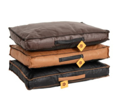 COUSSIN CHIEN SIMILI CUIR S