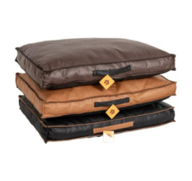 COUSSIN CHIEN SIMILI CUIR M