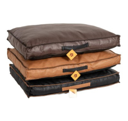 COUSSIN CHIEN SIMILI CUIR M