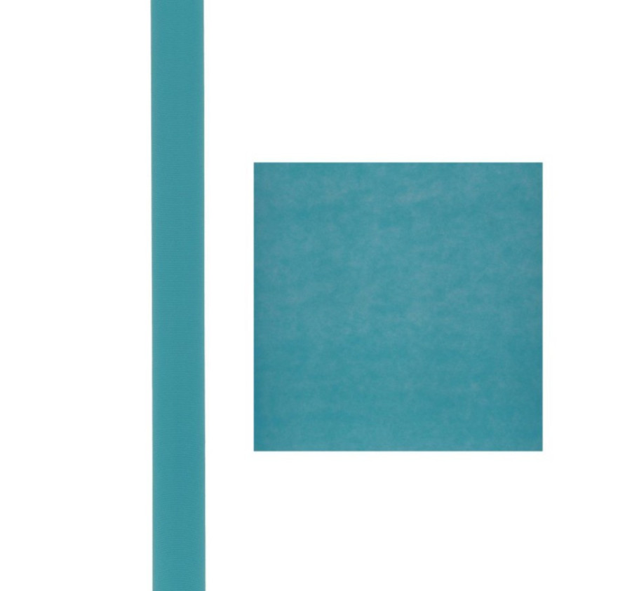 NAPPE INTISSEE BLEU TURQUOISE
