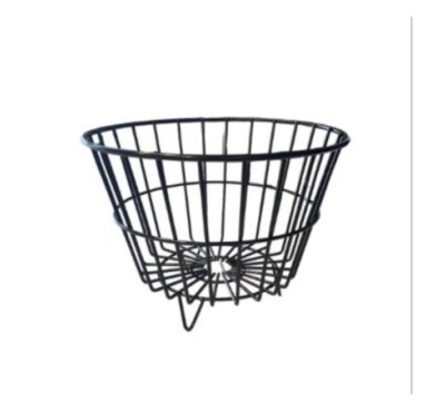 PANIER EN METAL NOIR SUR PIEDS