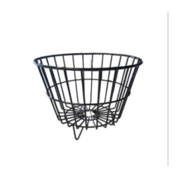 PANIER EN METAL NOIR SUR PIEDS