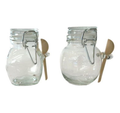 BOCAL HERMETIQUE EN VERRE 95ML