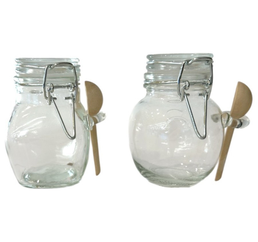 BOCAL HERMETIQUE EN VERRE 95ML